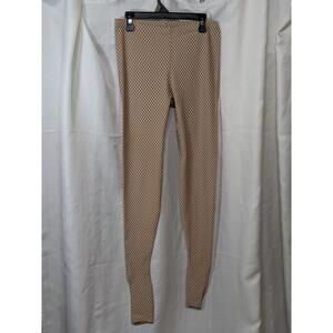 Beige Patterned Women's Leggings